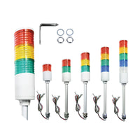 TLB/TLZ - Signaworks LED Tower Stack Lights - Steady and Steady/Flashing with Audible Alarm
