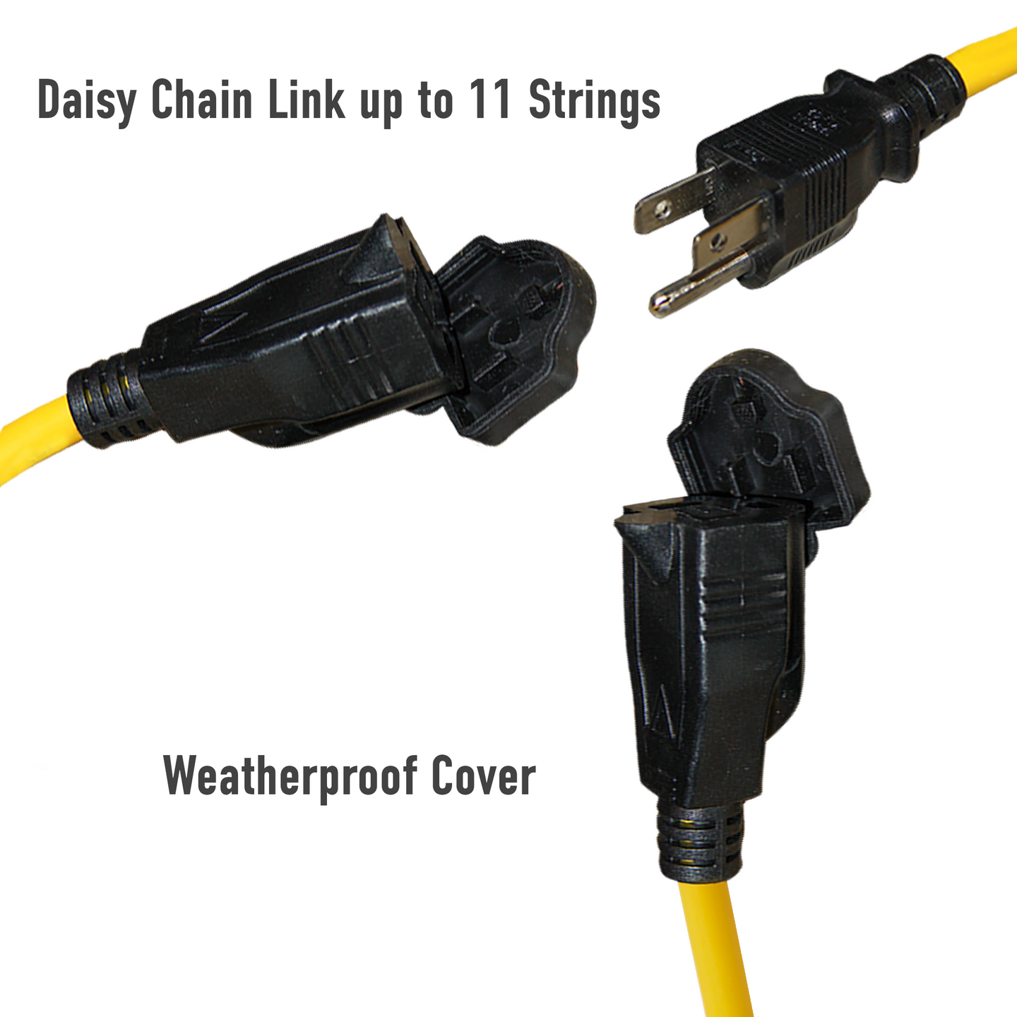 Construction String Light 100FT 10 Light 3 Prong Plug