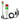 LED Andon Tower Light 2 Stack Light Red Green 110V AC