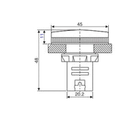 45mm LED Pilot Light