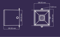 A121N Audible Alarm Sounder UL 119dB