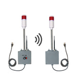 Wireless Andon Tower Lights Transmitter and Receiver Bundle, 700ft Range