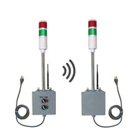 Wireless Andon Tower Lights Transmitter and Receiver Bundle, 700ft Range