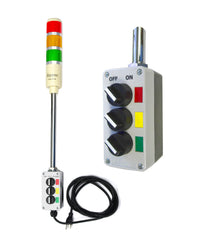 ASTL LED Andon Tower Light 4 Stack Light Red Amber Green Blue 110V AC