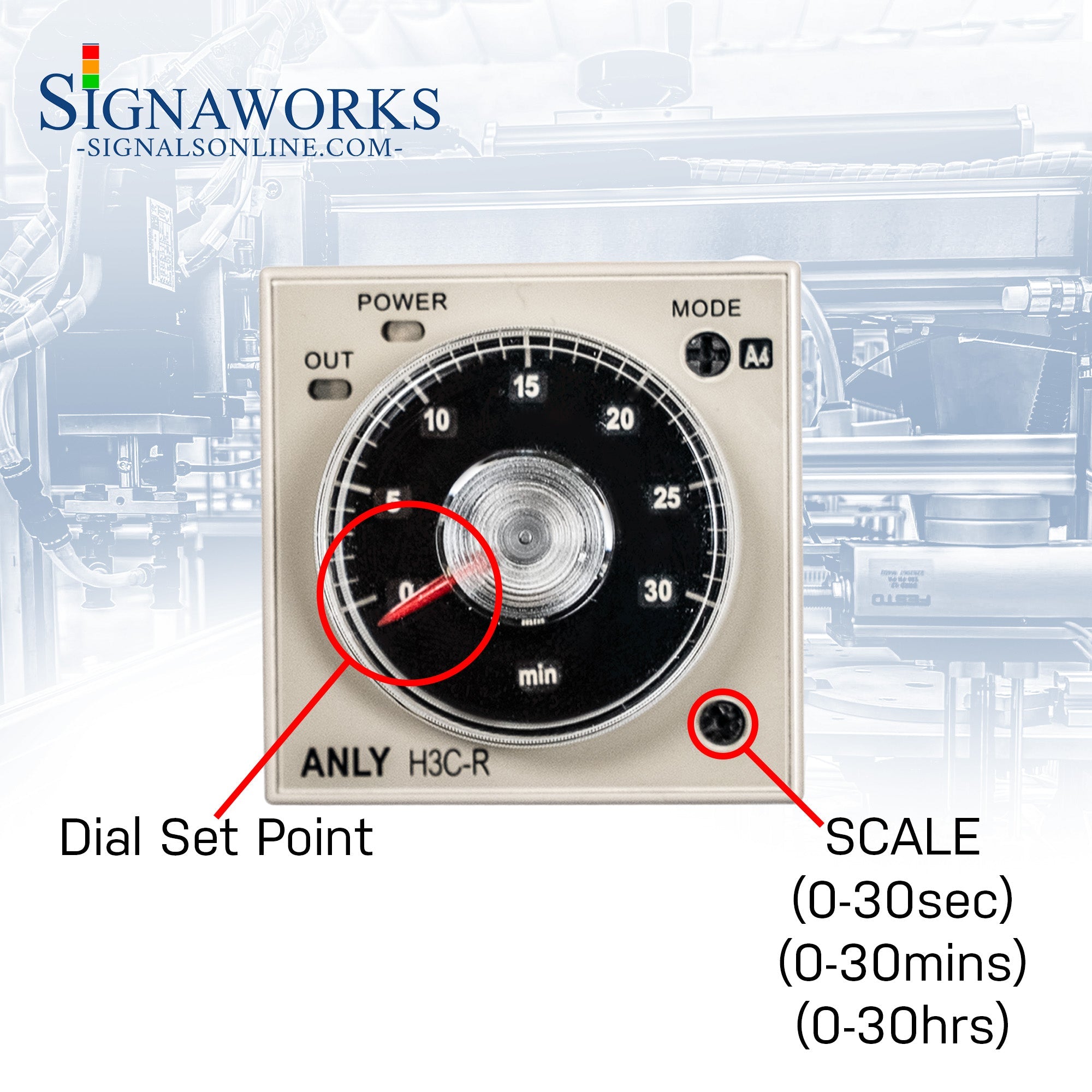 Production Cycle Timer LED Tower Light