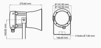 E2xS1F Alarm Sounder/Horn UL & ATEX