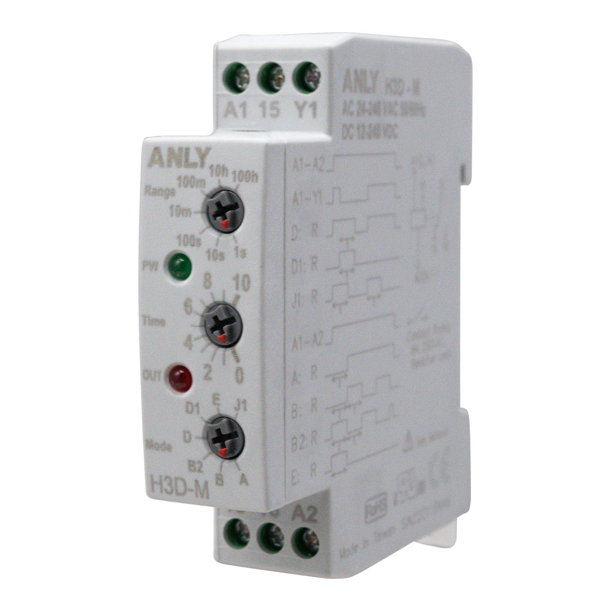 H3D-M Multi-Function Analog DIN Rail Timer