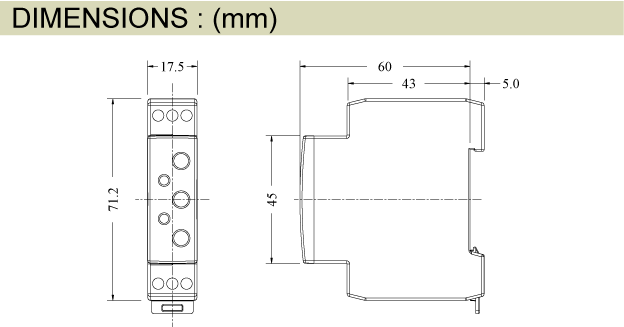 H3D-M Multi-Function Analog DIN Rail Timer