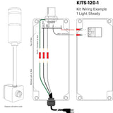 Andon Tower Light Kit - Parts Only, Assembly Required