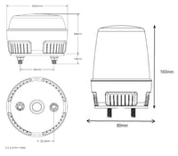 LP Low Profile Xenon Strobe Light