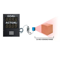 Run Hold Reset Box with Diffuse Photo Eye for Counter or Production Pace Timer
