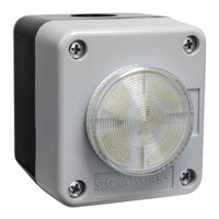 White signal light with 'SIGNAWORKS' branding on a white background.