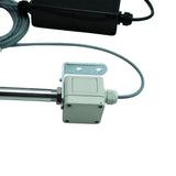 Quarter view depicting the 1-XC10 control box on a white background.