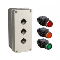 24V DC Illuminated Push Button Box Kit