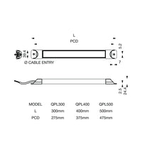 Black on white technical drawing with labeled dimensions.