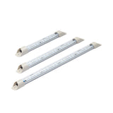 Three LED light bars on a white background