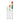 Monochrome and multicolor industrial signal light on a white background.