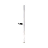 1-Meter metal pole on a white background.
