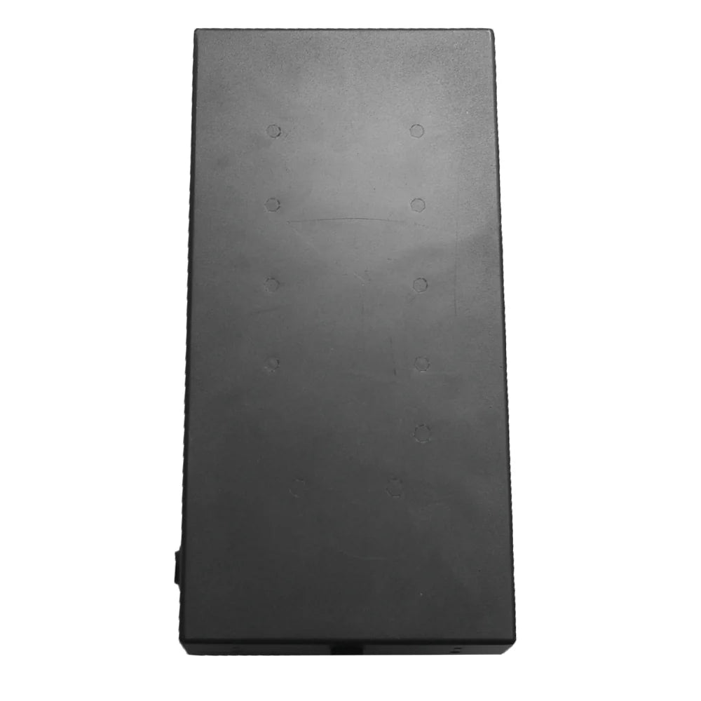 Rear of 4 in traffic light on a white background