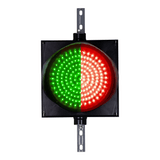 12 Inch Diameter 2-in-1 Lens LED Stop-Go Loading Dock Traffic Light, Red Green (Ready to Wire)