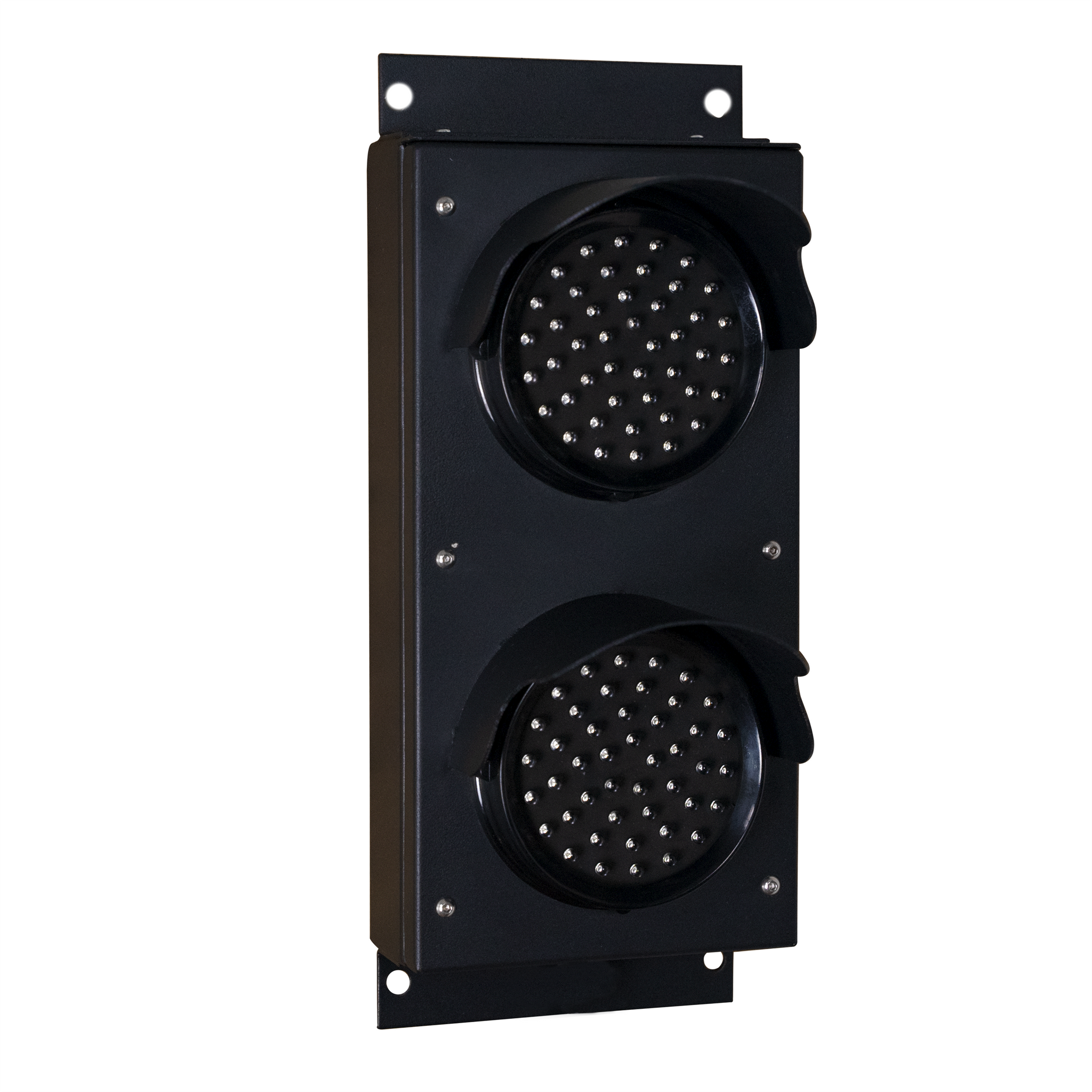 4 Inch Diameter Lens LED Stop-Go Loading Dock Traffic Light,  Red Green, Power Cord and Switch (Plug & Play)