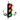 8 Inch Diameter Lens LED Traffic Light Signal - 3 Color, 3 Lights, Wireless Key Fob (Plug And Play)