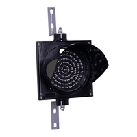 8 Inch Diameter LED Traffic Light Signal 2 in 1 - Red X / Green Arrow (Ready to Wire)
