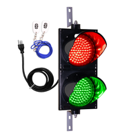 8 Inch Diameter Lens LED Stop & Go Loading Dock Traffic Light, Red Green Wireless Key Fob (Plug And Play)