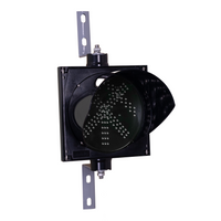 8 Inch Diameter LED Traffic Light Signal 2 in 1 - Red X / Green Arrow (Ready to Wire)