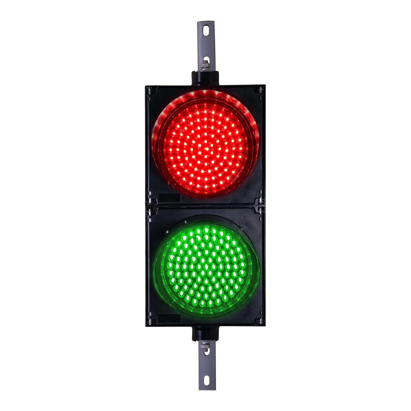 8 Inch Diameter Lens LED Stop-Go Loading Dock Traffic Light, Red Green (Ready to Wire)