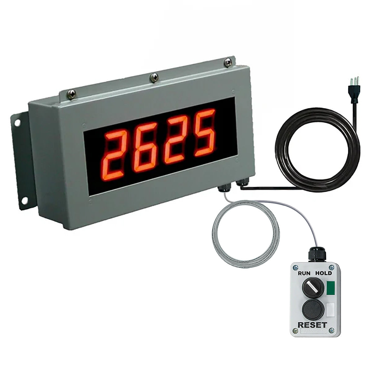 LED Industrial Timer with Control Switches