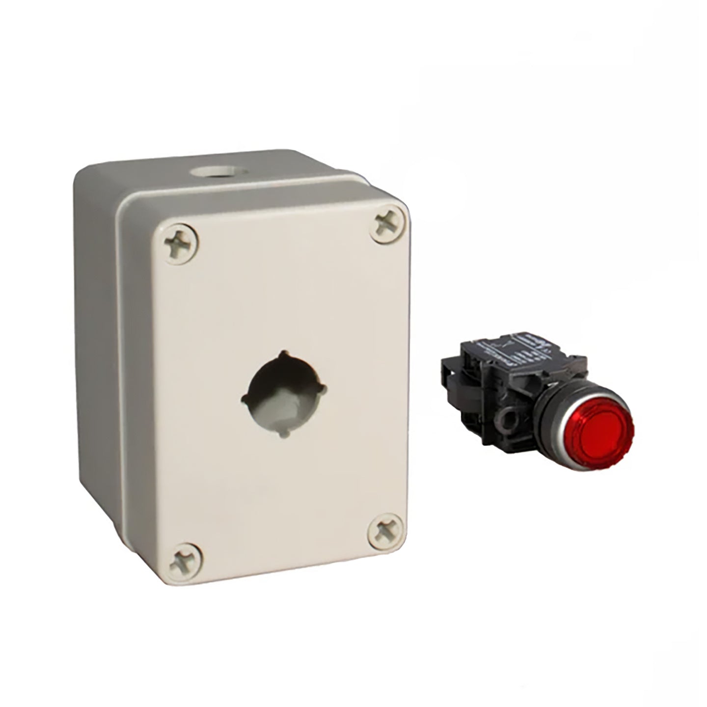 120V AC Illuminated Push Button Box Kit