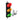12 Inch Diameter Lens LED Traffic Light Signal, 3 Light, 10 Ft Cable, 3 Switches (Plug & Play)