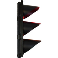 12 Inch Diameter Lens LED Traffic Light Signal, 3 Light (Ready to Wire)