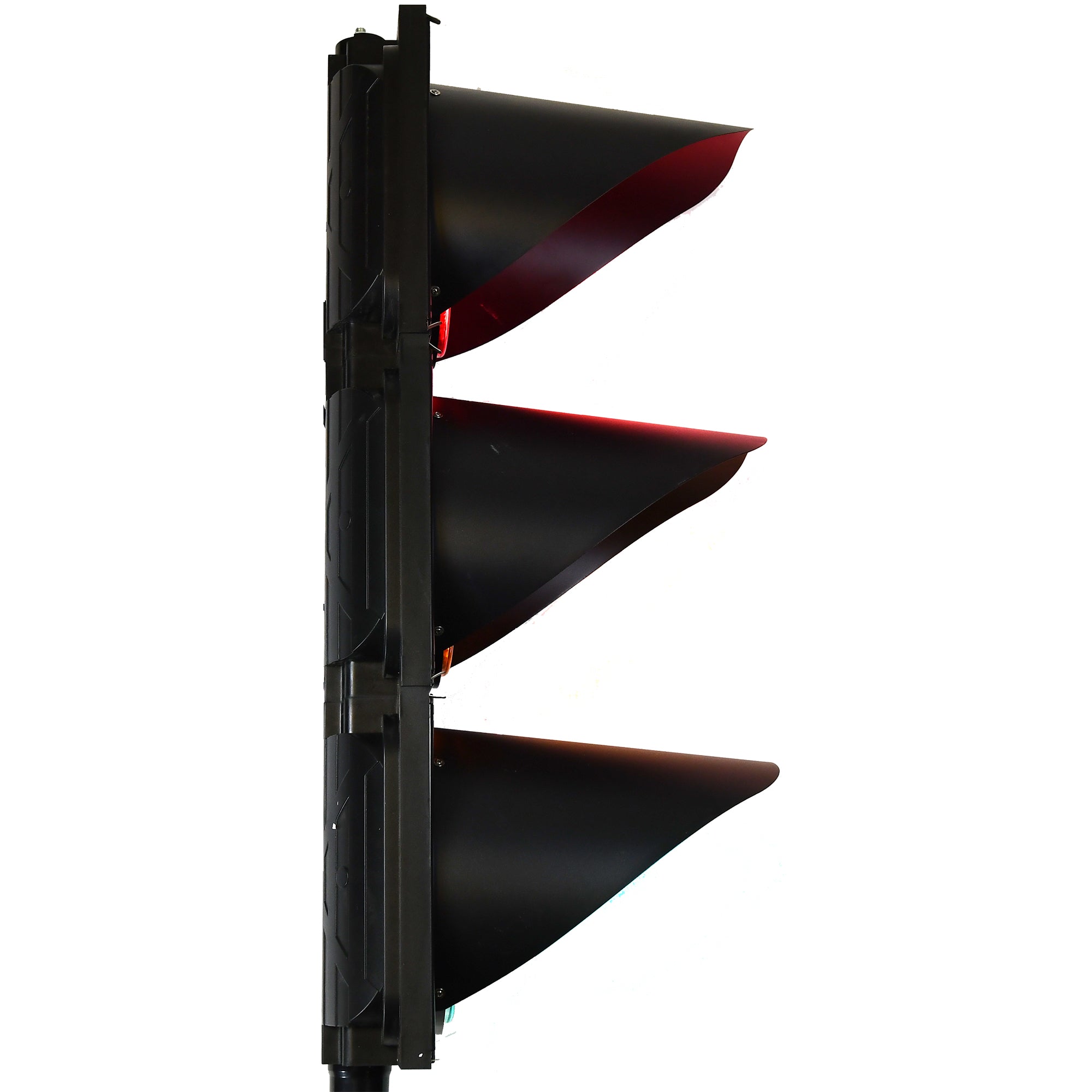 12 Inch Diameter Lens LED Traffic Light Signal, 3 Light (Ready to Wire)