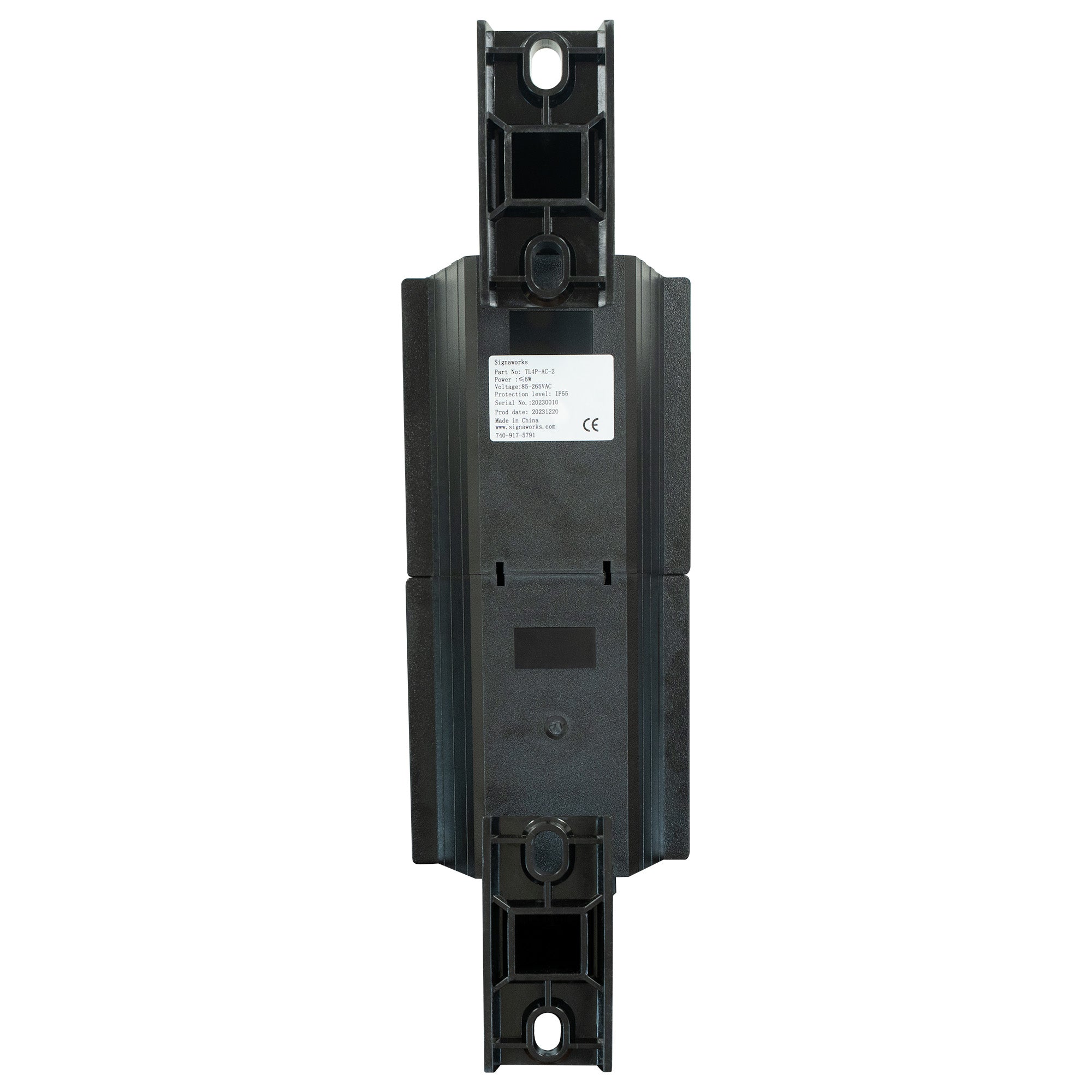 4 Inch Diameter Lens LED Loading Dock Traffic Light, Red Green, Polycarbonate Body (Ready to Wire)