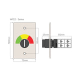 Fulfillment Center Wall Plate Switch Assembly