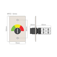 Fulfillment Center Wall Plate Switch Assembly