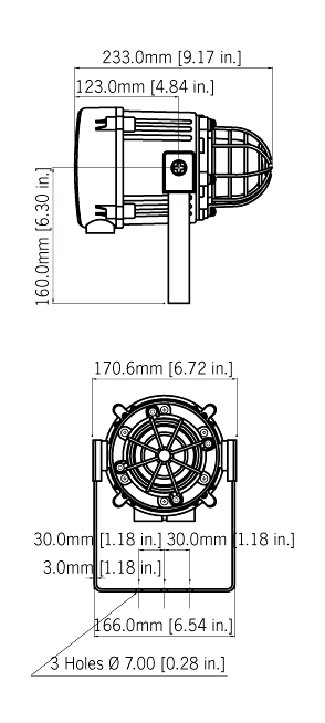 E2xB10 Xenon Strobe 10 Joule UL & ATEX